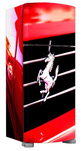 Envelopamento de Geladeira Ferrari